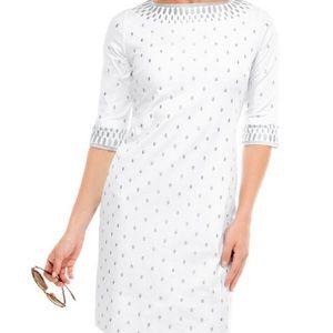 Gretchen Scott white dress-NWT. Size L